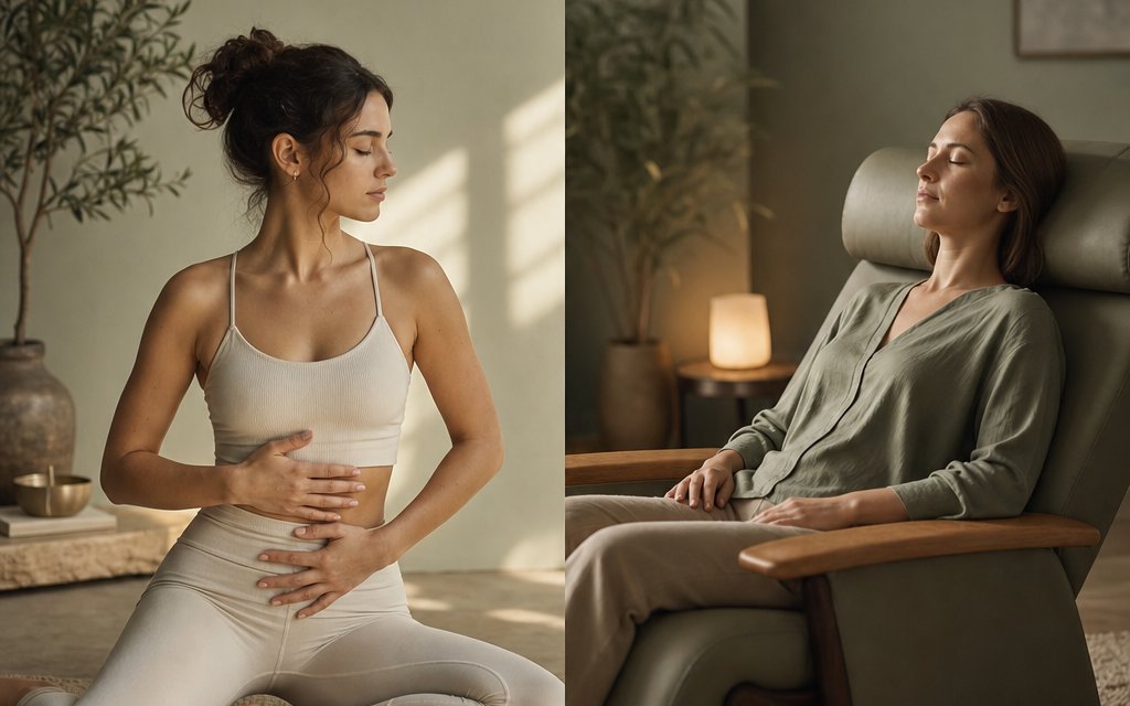 Yoga somatique vs hypnose pour l'alimentation émotionnelle : différences, mécanismes et comment choisir ?