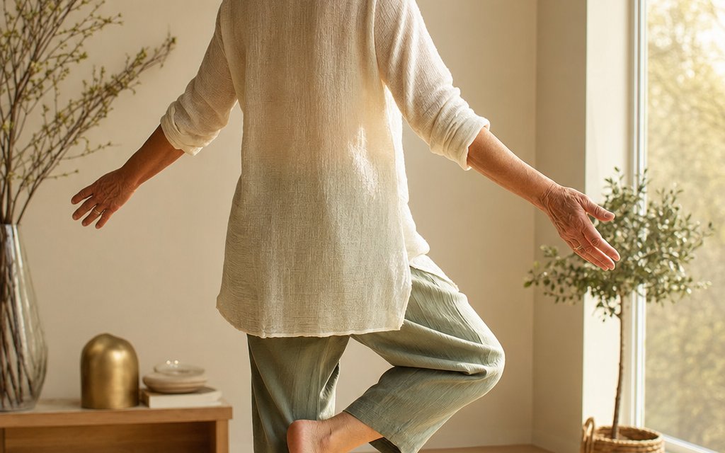 Les 5 bienfaits d'une routine somatique de 4 minutes pour l'aging bien : force, équilibre et mobilité